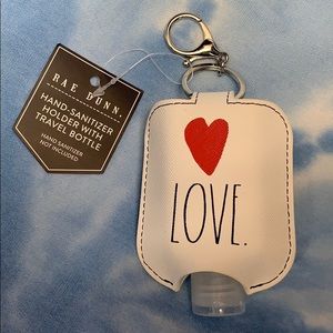 Rae Dunn Hand Sanitizer Keychain w/ purell